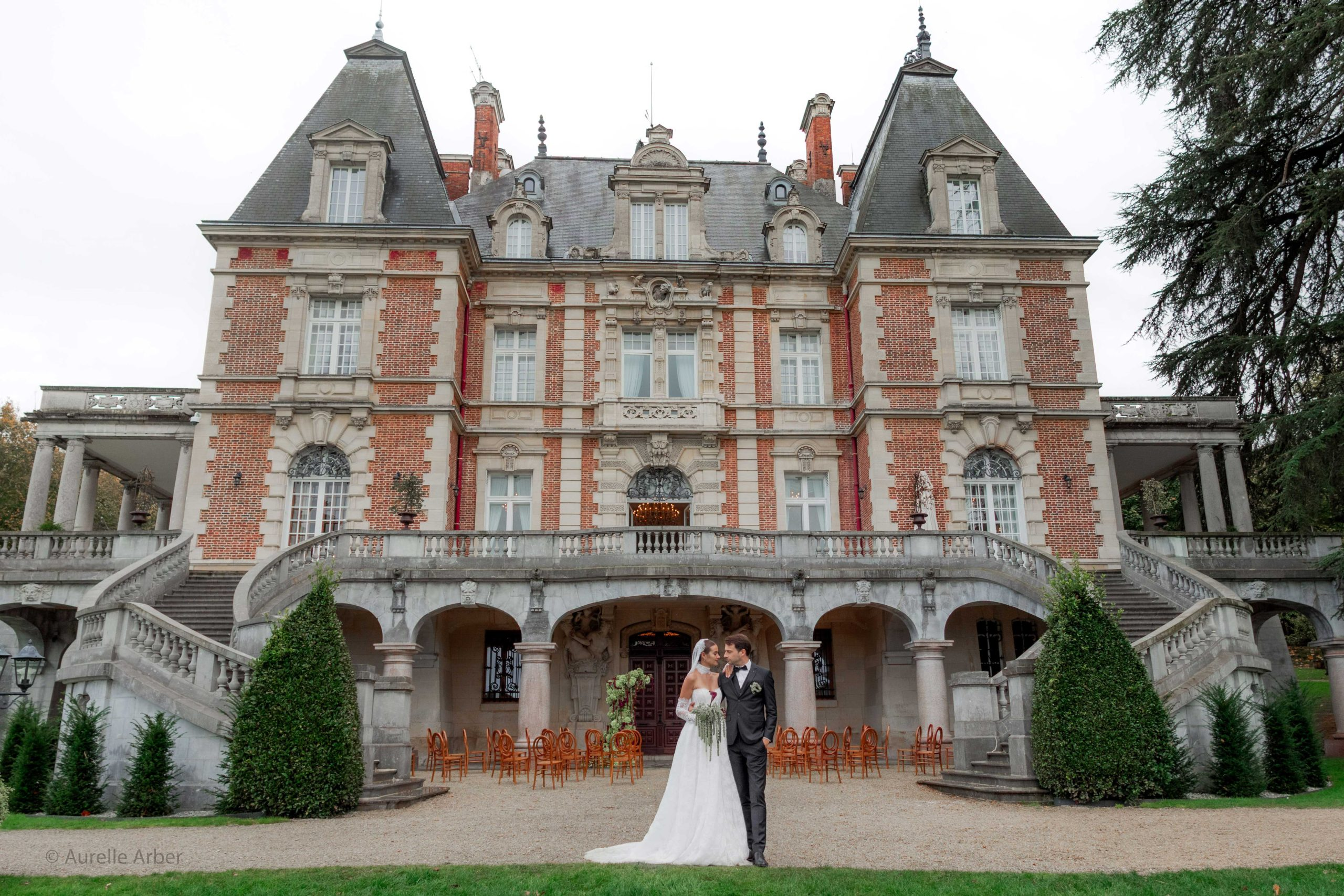  château bouffemont mariage mariés